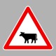 KRESZ tábla, Közúti jelzőtábla - "A" Veszélyt jelző táblák - Állatok