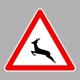 KRESZ tábla, Közúti jelzőtábla - "A" Veszélyt jelző táblák - Szabadon élő állatok