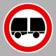 KRESZ tábla, Közúti jelzőtábla - "C" Tilalmi jelzőtáblák - Járműszerelvénnyel behajtani tilos