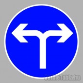 KRESZ tábla, Közúti jelzőtábla - "D" Utasítást adó jelzőtáblák - Kötelező haladási irány (balra és jobbra)