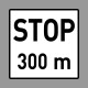 KRESZ tábla, Közúti jelzőtábla - "H" Kiegészítő jelzőtáblák - Állj! Elsőbbségadás Kötelező Előjelzése