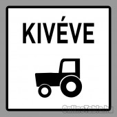 KRESZ tábla, Közúti jelzőtábla - "H" Kiegészítő jelzőtáblák - Kivéve Mezőgazdasági Vontató