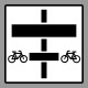 KRESZ tábla, Közúti jelzőtábla - "H" Kiegészítő jelzőtáblák - Utat Keresztező Kerékpárosok Elsőbbsége