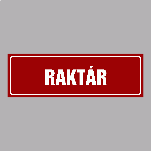 Raktár