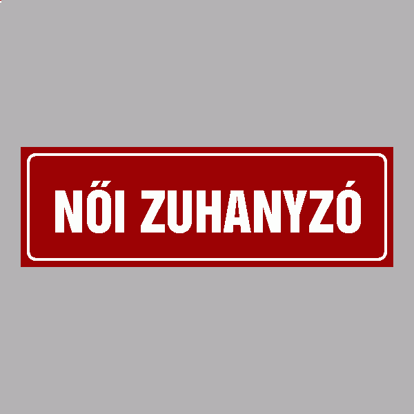 Női zuhanyzó