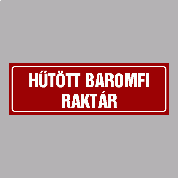 HŰTÖTT BAROMFI RAKTÁR