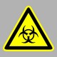 Figyelmeztető matricák, táblák, jelek, piktogramok - Piktogramok - Biológiai veszély!