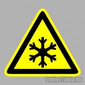 Figyelmeztető matricák, táblák, jelek, piktogramok - Piktogramok - Alacsony hőmérséklet