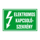 ELEKTROMOS KAPCSOLÓSZEKRÉNY