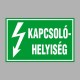 Villamossági, érintésvédelmi matricák, táblák, jelek, piktogramok - KAPCSOLÓHELYISÉG