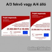 Uniós Projekt táblák - Új Magyarország Vidékfejlesztési Program (ÚMVP) - Gép- és eszközdekoráció