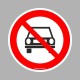 Tiltó matricák, táblák, jelek, piktogramok, - Piktogramok - Gépjárművel behajtani tilos!