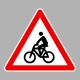 KRESZ tábla, Közúti jelzőtábla - "A" Veszélyt jelző táblák - Kerékpárosok