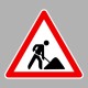 KRESZ tábla, Közúti jelzőtábla - "A" Veszélyt jelző táblák - Úton folyó munkák