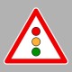 KRESZ tábla, Közúti jelzőtábla - "A" Veszélyt jelző táblák - Forgalomirányító fényjelző készülék