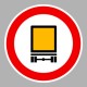 KRESZ tábla, Közúti jelzőtábla - "C" Tilalmi jelzőtáblák - Veszélyes anyagot szállító járművel behajtani tilos