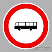 KRESZ tábla, Közúti jelzőtábla - "C" Tilalmi jelzőtáblák - Autóbusszal behajtani tilos