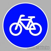 KRESZ tábla, Közúti jelzőtábla - "D" Utasítást adó jelzőtáblák - Kerékpárút