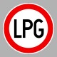 KRESZ tábla, Közúti jelzőtábla - "C" Tilalmi jelzőtáblák - LPG