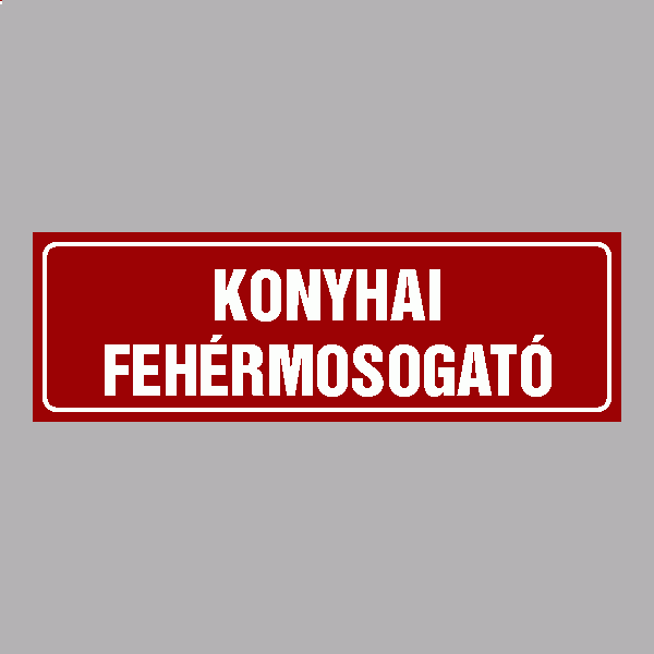 KONYHAI FEHÉRMOSOGATÓ